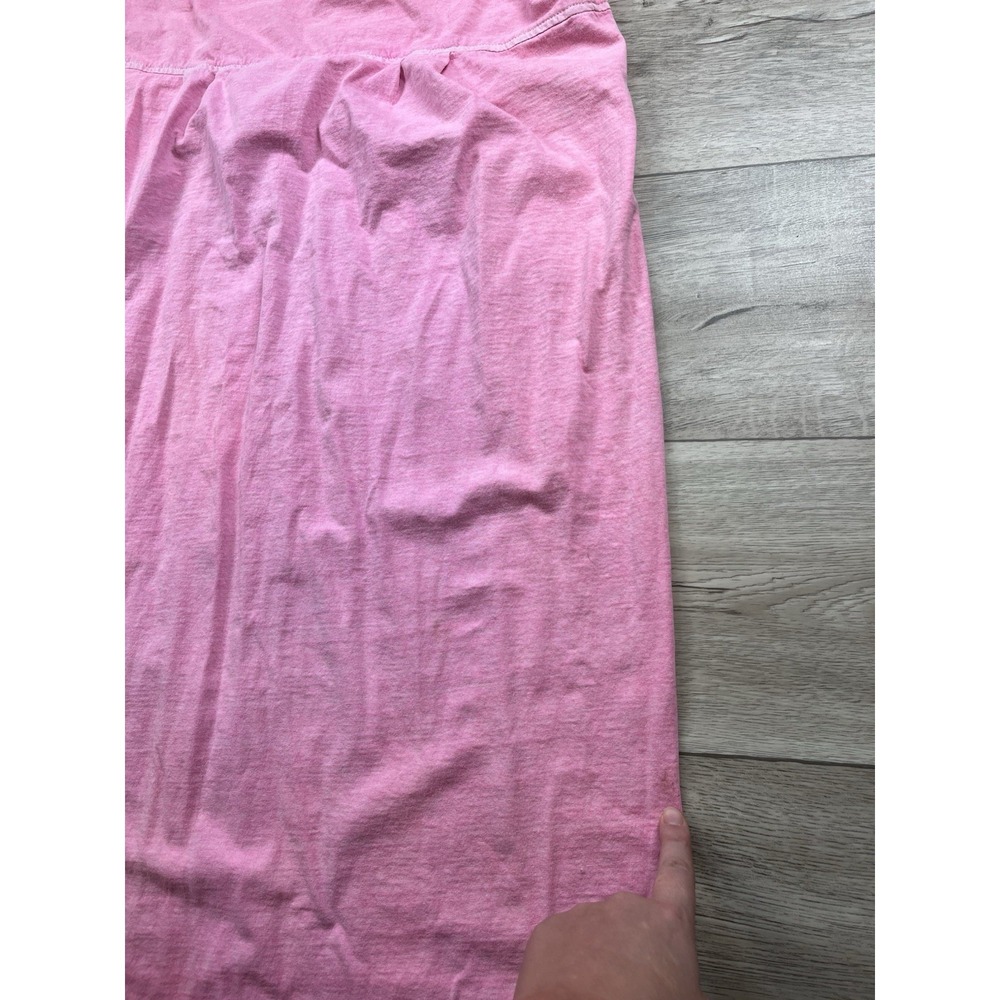 Vintage Fresh Produce Sleeveless Maxi Dress Size Large Pink Fish Graphic 90s - Picture 11 of 16